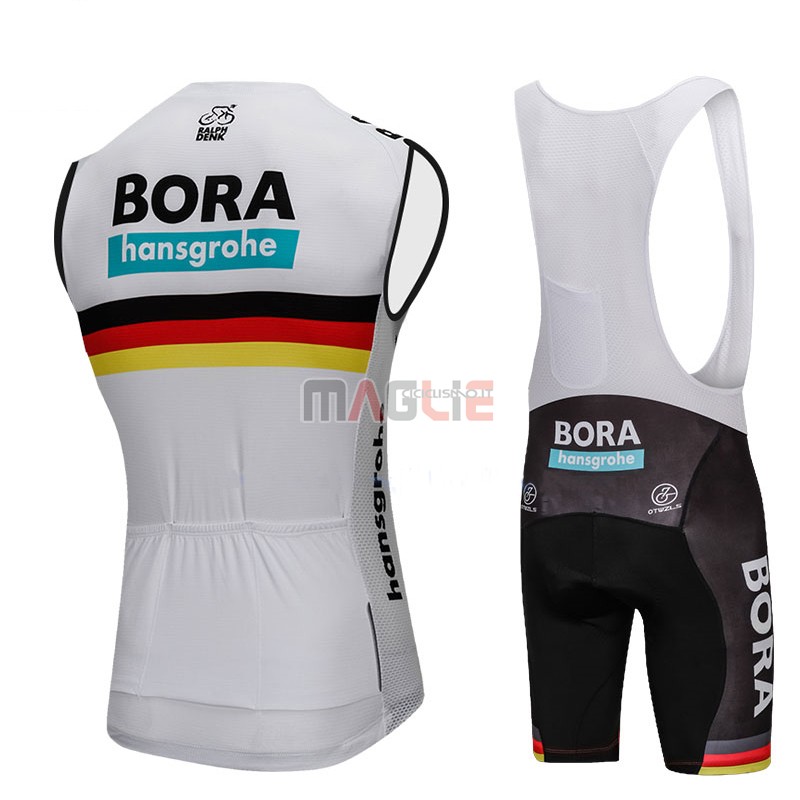 Gilet Antivento Bora Belgio 2018 Bianco